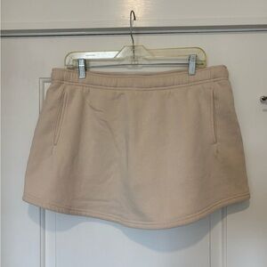 Aerie Offline - Beige Mini Skirt/Skort with Pockets